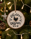 1 Ornament Wood Slice
