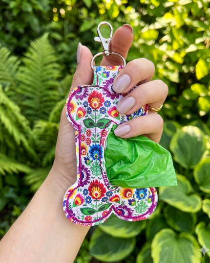Dog Waste Bag Holder - Bone Shaped