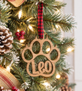 Cat Paw Ornament - Custom Pet Christmas Ornament